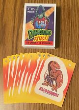 1988 DINOSAURS ATTACK Complete Base Set: 55 Cards + 11 Stickers picture