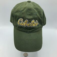 Vintage CABELA's CABELAS Strapback Baseball Cap Hat Advertising A9 picture