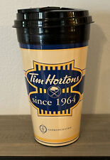 RARE Tim Hortons Buffalo Sabres Travel Coffee Mug Harbor Center Souvenir Cup EX+ picture