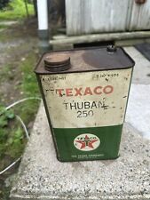 Vintage Empty Texaco Thuban 250 Motor Oil Can picture