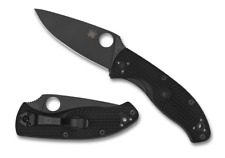 Spyderco Tenacious Liner Lock Knife Black FRN C122PBBK Stainless Pocket Knives picture