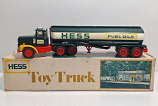 Vintage 1977 Hess Gasoline Tanker Truck w/ Original Box Hong Kong Made Amerada picture