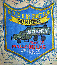 GOD is OUT SHOTGUN - Patch - 8th RFFS - PLEIKU MALLAUDERS - Vietnam War - M.709 picture
