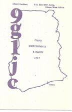 QSL   1975 Ghana   radio card picture