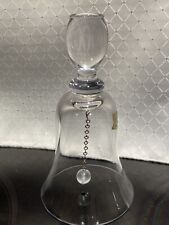 Beautiful Glass Bell -Salzburger CristallGlas BELL - 5 1/4” -handmade in Austria picture