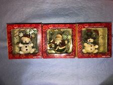 Lot Of 3 “whimsical Ornaments “ Costco NIB  picture
