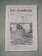 Fort Ticonderoga NY. Adirondack brochure. 1935. 48 p. 7 X 10.  19 Ills. Essex Co picture