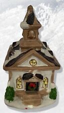 Small Country Christmas Village Church Mountainside Chapel - No Light Included picture