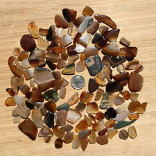 Small Polished Rock Slices Colorful Mixed Stones Crystals and Minerals 10oz Lot picture