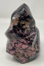 2.5 Lb.  Rhodonite  Crystal Flame 5” x 3” picture