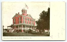 1907 FREDERICK PA MENNONITE HOME FOR THE AGED HAND TINTED EARLY POSTCARD P4114 picture