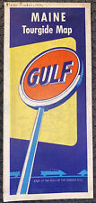 Gulf Tour Guide Map Maine 1953 picture