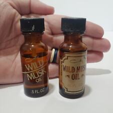 Coty Wild Musk Oil .5oz Vintage, Listing is for TWO bottles picture