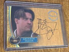 BRENDAN FRASER 2001 Inkworks The Mummy Returns Autograph With REDEMPTION A1 picture