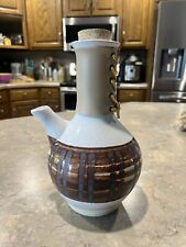 1960s Gordon & Jane Martz of Marshall Studios Leather Wrapped Carafe picture