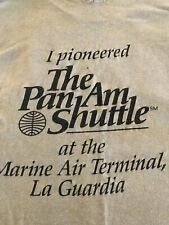 VTG. PAN AMERICAN AIRLINES SHUTTLE T-SHIRT SIZE S picture