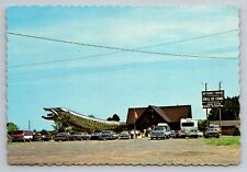 National Fishing Hall Of Fame Hayward Wisconsin Vintage Unposted Postcard picture