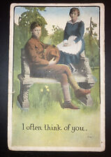 WWI Era Military Post Card Wife Sweetheart Sentimental picture