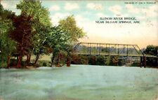 Illinois River Bridge, Siloam Springs, Arkansas AR 1908 Postcard picture