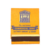 Vintage The National Commercial Bank and Trust Company of Albany Full Matchbook picture
