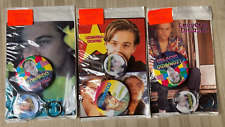 Vintage LEONARDO DICAPRIO (youth) Keyring Key Chain Button Postcard Packs picture