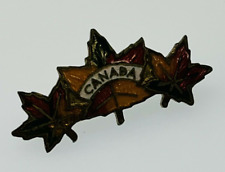 Vintage Canada Hat Lapel Enamel Pin picture
