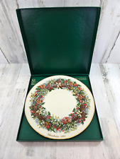Lenox Colonial Christmas Wreath Plate Virginia Limited Edition USA picture