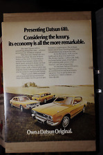 Vintage 1973 Datsun Nissan 610  Own a Datsun Original  Advertisement picture