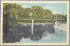pk84898:Postcard-Vintage View of The Canal,Lindsay,Ontario picture