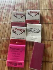 6) Florida Match Books Tampa Strip Clubs And Larry Flint New Orleans Tanga Scar picture