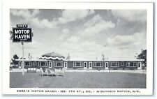 c1930's Ebbe's Motor Haven Wisconsin Rapids Wisconsin WI Vintage Postcard picture