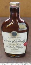 Cream Of Kentucky Whiskey one pint Brown Liquor Bottle EMPTY Iowa tax stamp 1949 picture