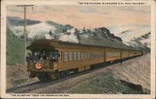 Railroad 1917 On the Chicago,Milwaukee & St. Paul Railway,The Olympian from the picture