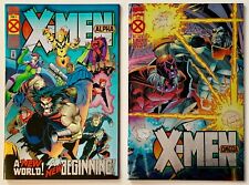 X-Men Alpha/Omega 1 Chromium Wraparound Covers 1st Dark Beast Marvel Comics 1995 picture