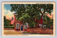 Yorktown VA-Virginia, Colonial Custom House, Antique Vintage Souvenir Postcard picture
