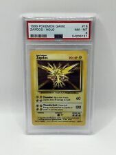 Pokemon Card TCG Base Set Holo Zapdos 16/102 PSA Grade 8 WOTC NM-MT English picture