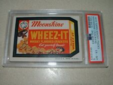 1973 TOPPS WACKY PACKS MOONSHINE CRACKERS CARD-3RD SERIES-TAN BACK PSA EX-MT 6 picture