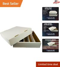 Heavy-Duty Durable Basketball Trading Card Storage Box - Holds 5000 Cards picture
