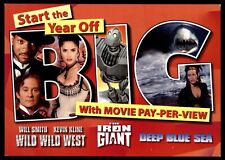 Start The Year Off Big Movie Pay Per View Hits At Fingertips Gocard Postcard UNP picture