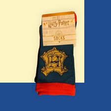 NEW Wizarding World of Harry Potter Blue Crew Socks One Size Fits Most Unisex picture