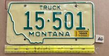 *License Plate, Montana, 1968, Lake County, Truck, 15 - 501 picture