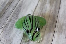 Beautiful Hand Blown Glass Frog Figurine picture