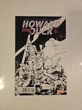 HOWARD THE DUCK #2 B&W GWENPOOL VARIANT MARVEL 2016 picture
