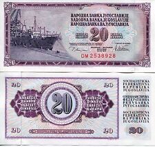 SFRJ Yugoslavia 1978 20 Dinara Socialist Yugoslav Communist Banknote UNC DInar picture