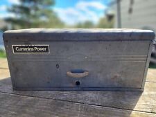 Vintage Craftsman 2 Drawer Machinist Steel Tool Box Drop Front Antique picture
