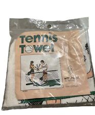 Vintage 1970s Funny Tennis Towel New picture