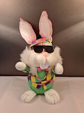 Vtg Hip Hop Rapping Bunny Music Dancing Animated Holiday Gift Funny Works picture