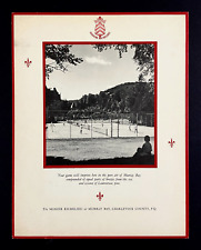 1950 Manoir Richelieu Hotel Vintage Luncheon Menu Murray Bay Charlevoix Canada picture