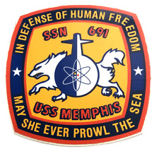 US Navy USS Memphis SSN 691 Sticker 4