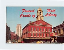Postcard Faneuil Hall Cradle of American Liberty Boston Massachusetts USA picture